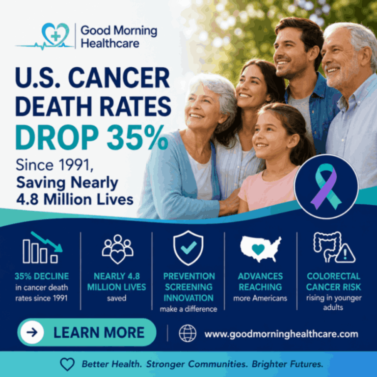 U.S. Cancer Death Rates Drop 35% Since 1991, Saving Nearly 4.8 Million Lives