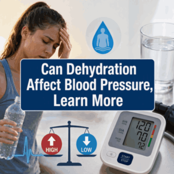 Can dehydration affect blood pressure