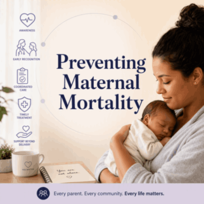 Learn about preventing maternal mortality